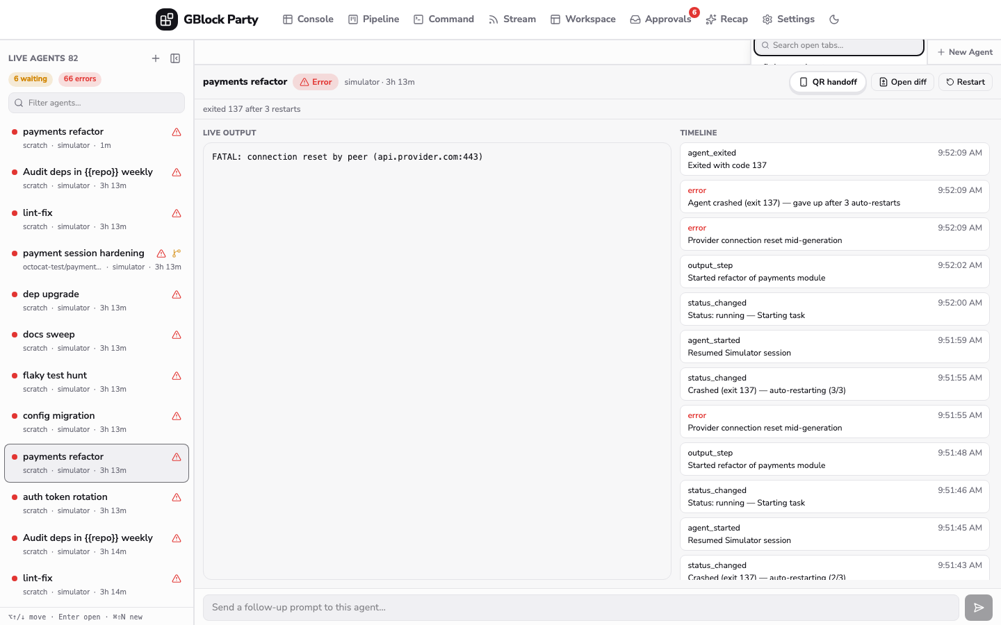Tab overflow menu