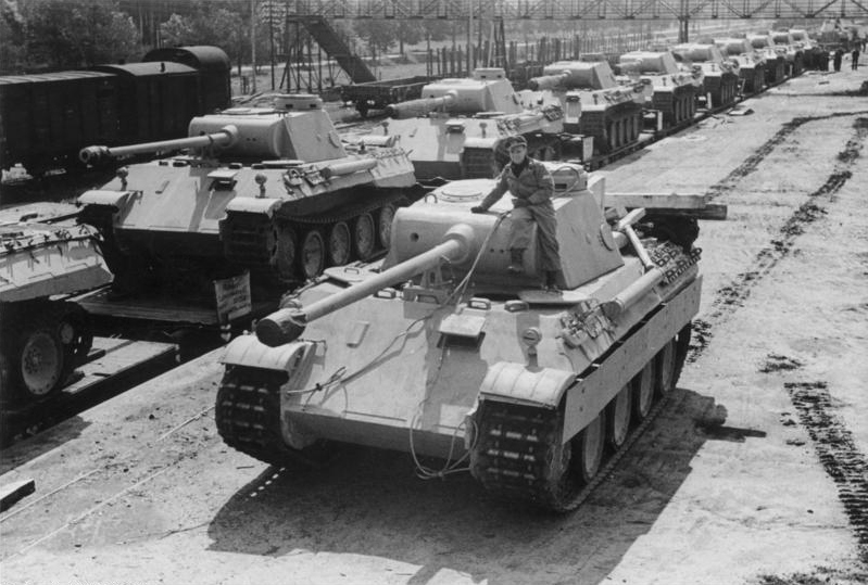 Panther tank, Bundesarchiv wartime photograph