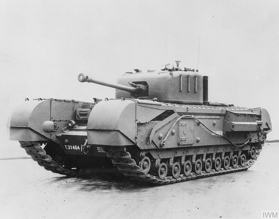 Churchill Mk VII infantry tank, IWM photograph